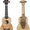 Ukulele FLIGHT DUS410 QA Quilted Ash Soprano - Supernatural Series