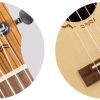 Ukulele Flight DUC525 EQ SP/ZEB Electro-Acoustic Concert - Designer Series