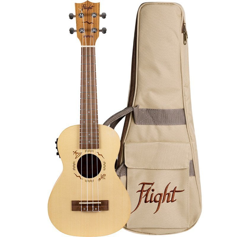 Flight DUC525 EQ SPZEB Electro-Acoustic Concert Ukulele