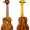 Ukulele Flight DUS445 Glossy Acacia Soprano - Supernatural Series