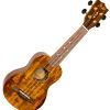 Ukulele Flight DUS445 Glossy Acacia Soprano - Supernatural Series