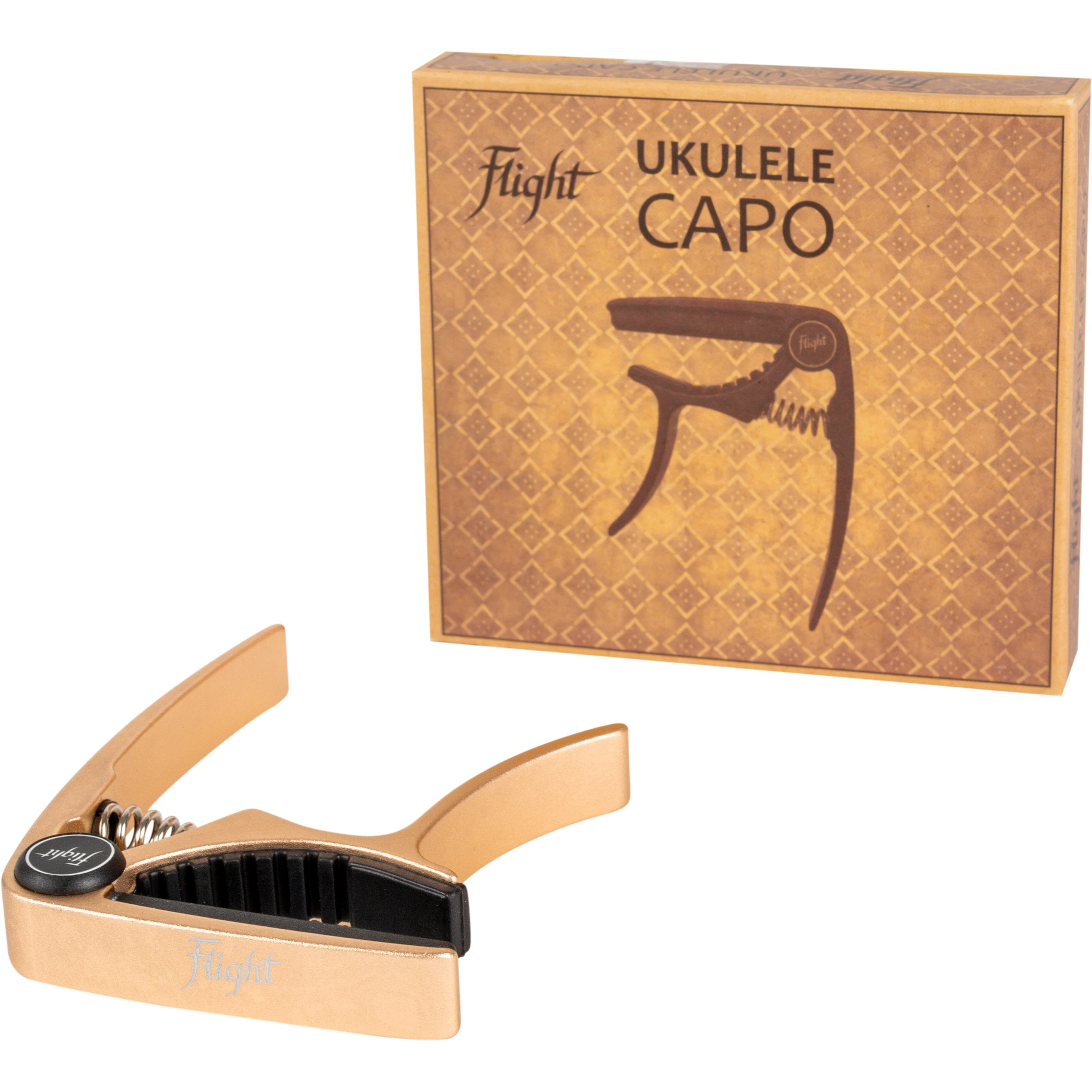 Capotasto per ukulele Flight FCGD Gold Aluminium Capo