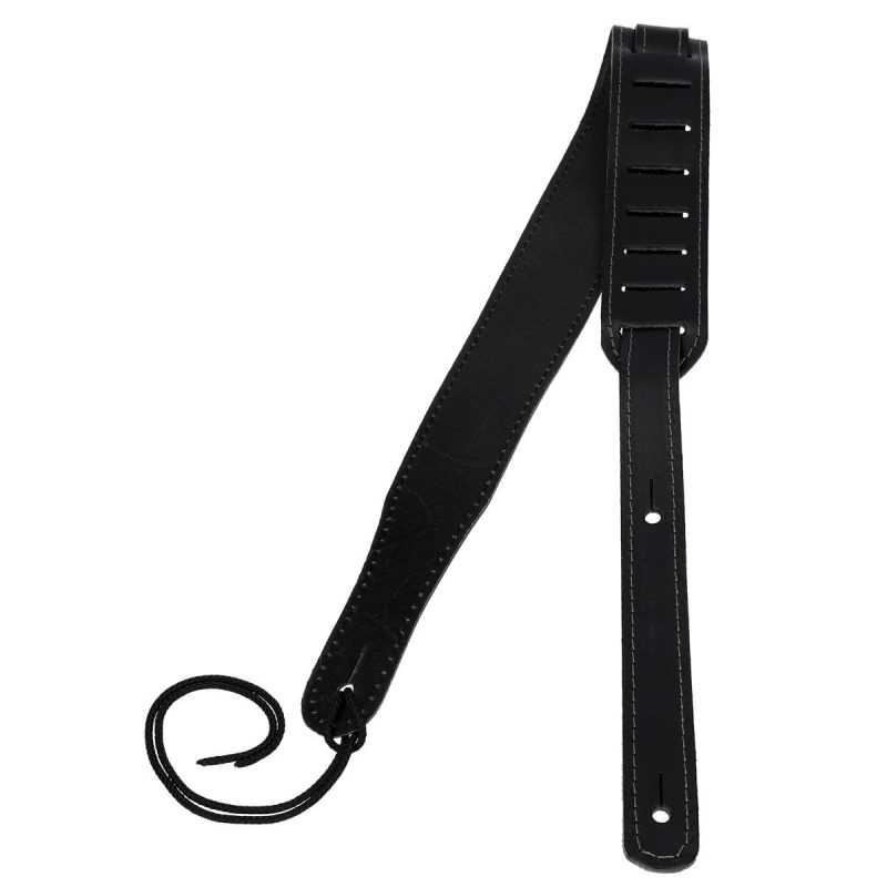 Flight S51 Leather Ukulele Strap - Black