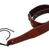 Flight S54 Leather Ukulele Strap - Brown