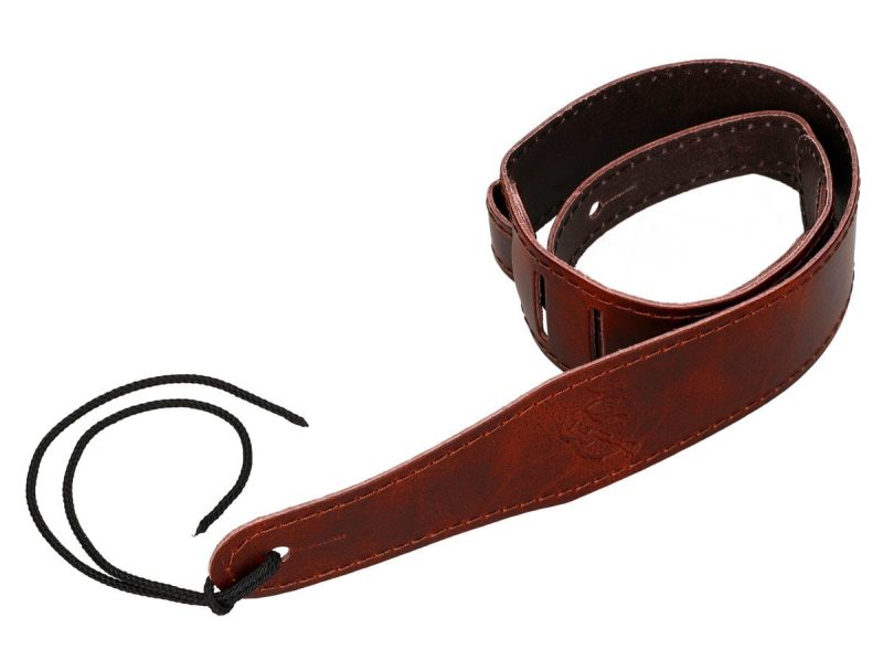 Flight S54 Leather Ukulele Strap - Brown