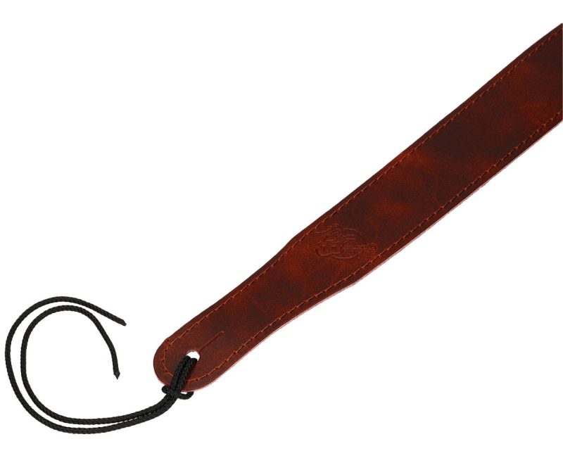 Flight S54 Leather Ukulele Strap - Brown