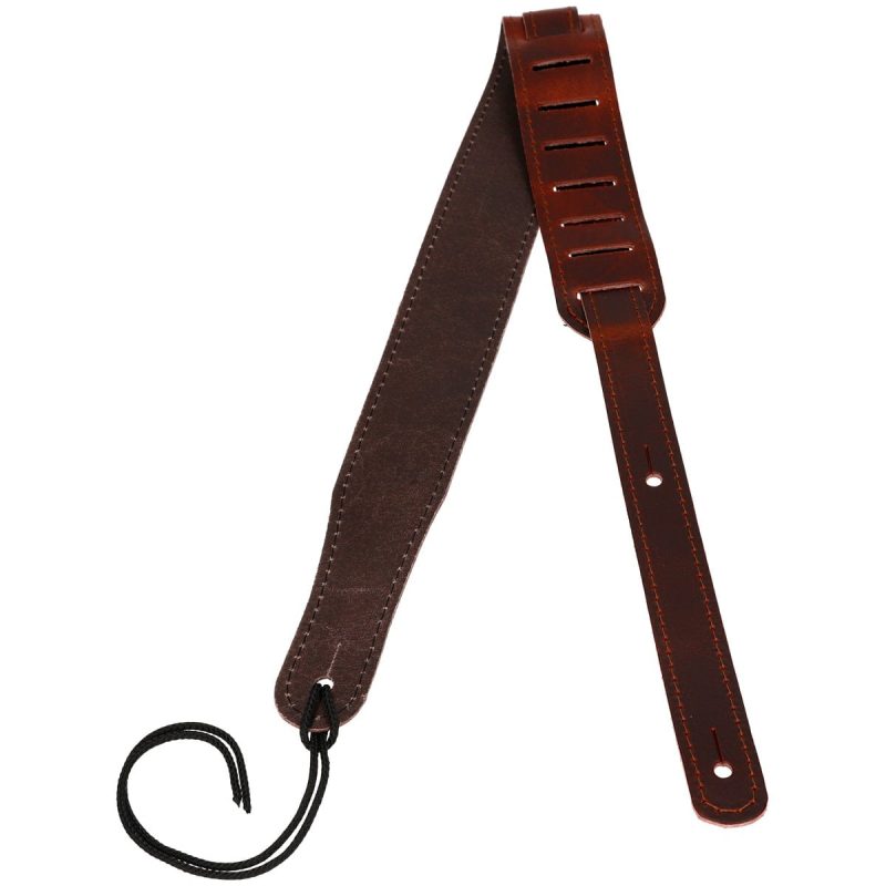 Flight S54 Leather Ukulele Strap - Brown