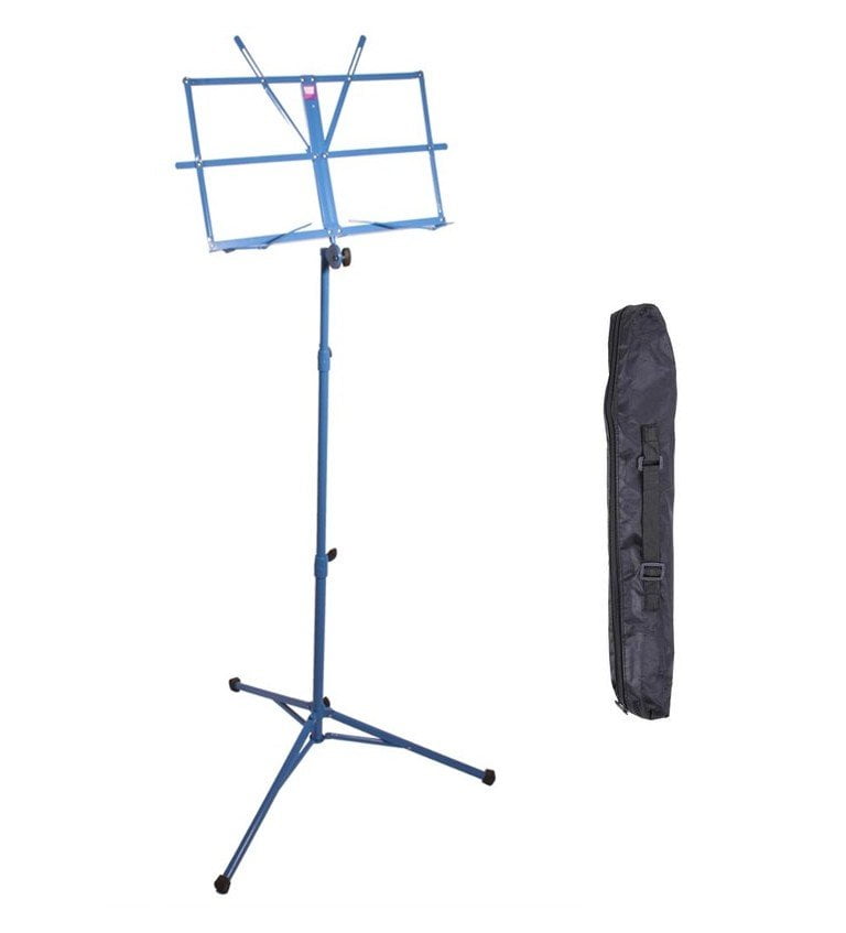Pure Tone Music Stand with Case Blue