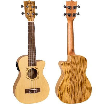 Flight DUC328 CEQ SP-ZEB Electro-Acoustic Concert Ukulele