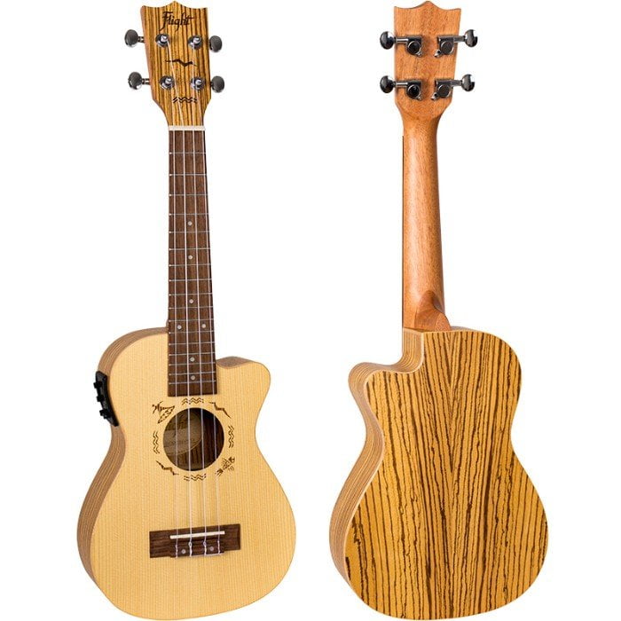 Flight DUC328 CEQ SP-ZEB Electro-Acoustic Concert Ukulele