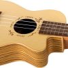 Flight DUC328 CEQ SP-ZEB Electro-Acoustic Concert Ukulele