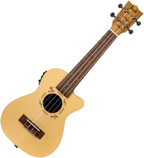 Flight DUC328 CEQ SP-ZEB Electro-Acoustic Concert Ukulele