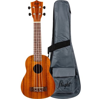 Flight NUS250 Soprano Ukulele - Acacia