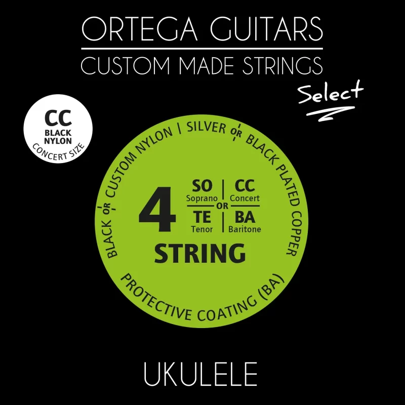 Corde per ukulele Ortega UKSBK-CC