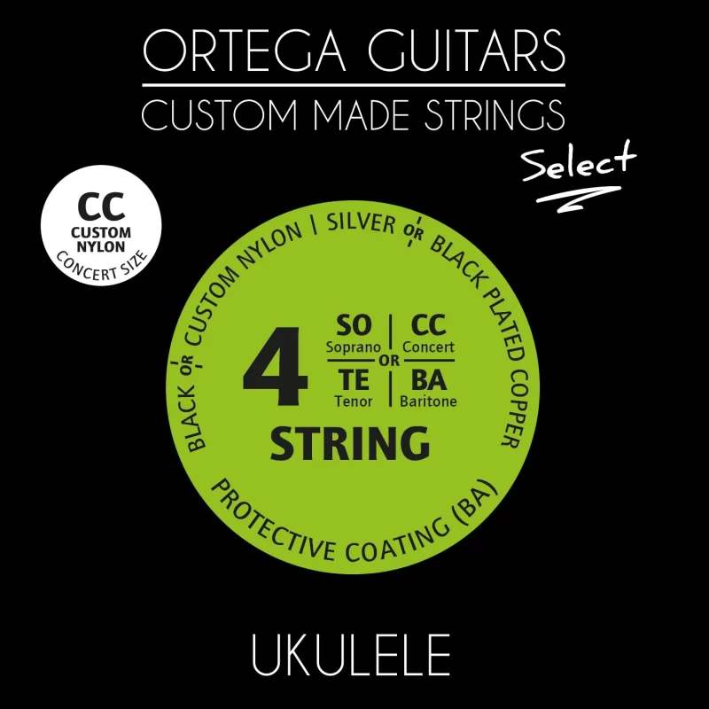 Corde per ukulele Ortega UKS-CC