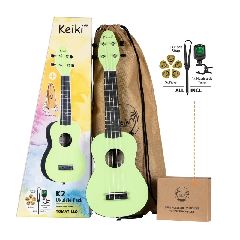 Ukulele Keiki K2-TMO Tomatillo