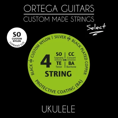 Corde per ukulele Ortega UKS-SO