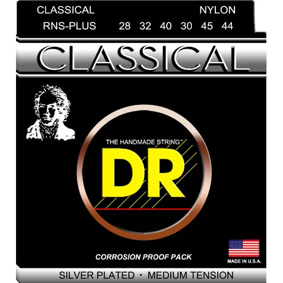 Corde per chitarra classica DR RNS PLUS CLASSICAL ACCURATE