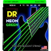 Corde per chitarra elettrica DR NGE-9 NEON GREEN