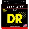 Corde per chitarra elettrica DR LT-9 TITE-FIT
