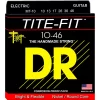 Corde per chitarra elettrica DR MT-10 TITE-FIT