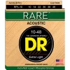 Corde per chitarra acustica DR RPL-10 RARE