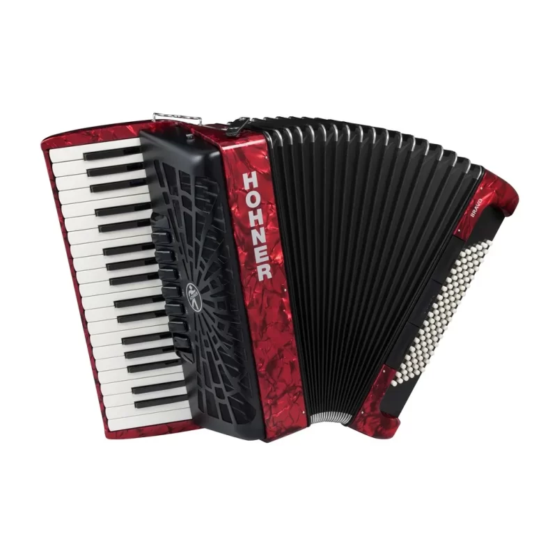 Fisarmonica Hohner BRAVO III 96 ROSSO A16732 SILENTKEY