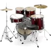 Set Batteria Acustica Mapex TND5254TCDR TORNADO STANDARD FULL 5 PEZZI BURGUNDY RED