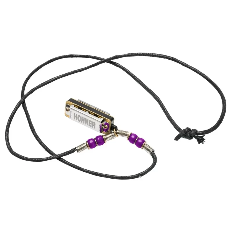 Armonica a bocca Hohner MINI HARP NECKLACE PURPLE