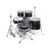 Set Batteria Acustica Mapex TND5044TCFJ TORNADO STUDIO FULL 5 PEZZI EBONY YELLOW GRAIN