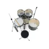 Set Batteria Acustica Mapex TND5044TCFJ TORNADO STUDIO FULL 5 PEZZI EBONY YELLOW GRAIN