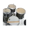 Set Batteria Acustica Mapex TND5044TCFJ TORNADO STUDIO FULL 5 PEZZI EBONY YELLOW GRAIN