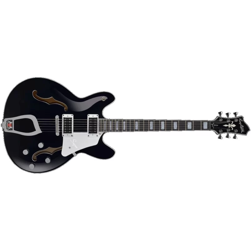 Chitarra Hollow Body Hagstrom Super Viking Blk