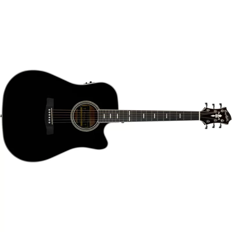 Chitarra Elettroacustica Hagstrom Siljan II Dreadnought CE Bk