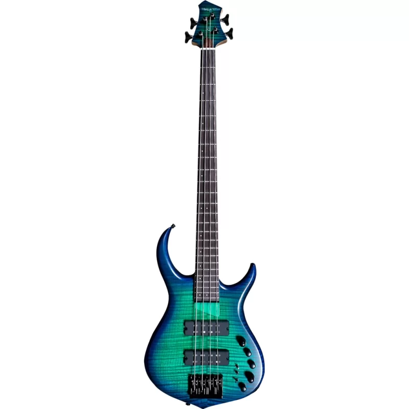 Basso Fretless Sire Marcus Miller M7 Alder-4 Fretless (2nd Gen) TBL Trans Blue