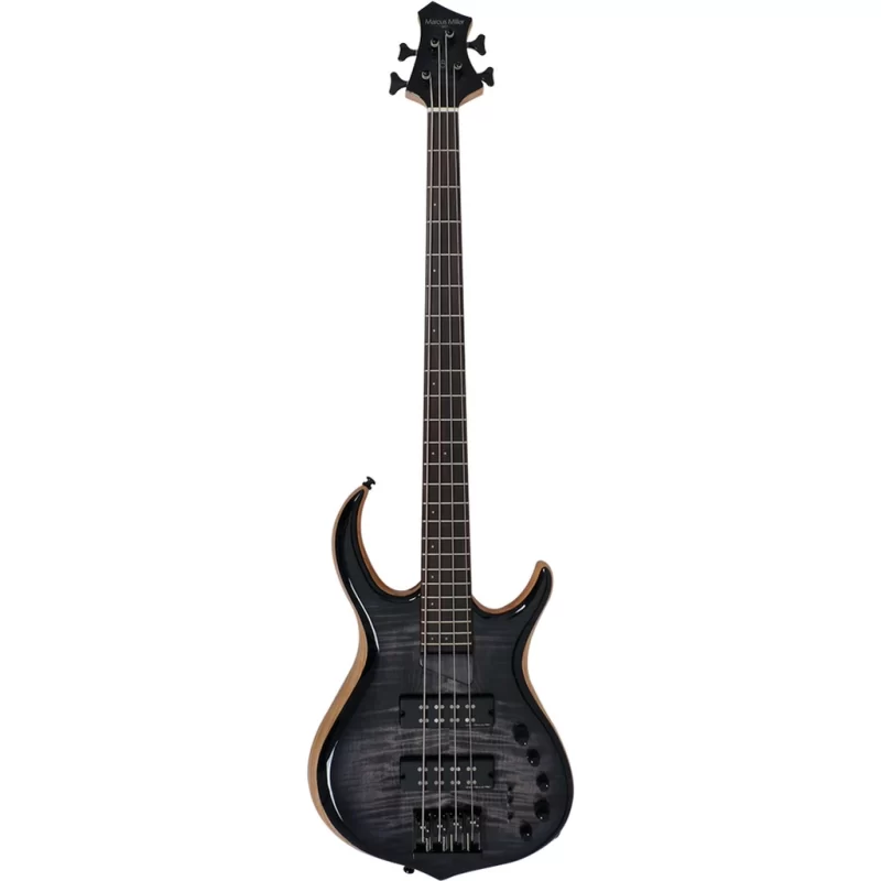 Basso Fretless Sire Marcus Miller M7 Swamp Ash-4 Fretless (2nd Gen) TBK Trans Black