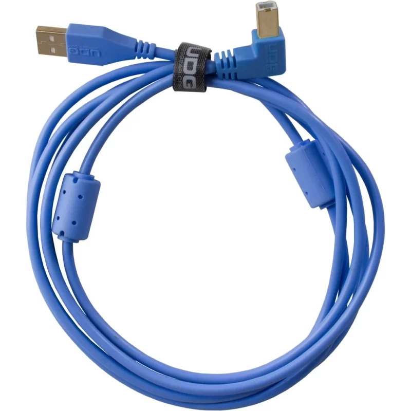 Cavo USB UDG U95004LB - Ultimate Audio Cable USB 2.0 A-B Blue Angled 1m