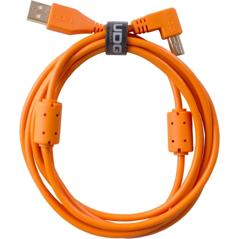 Cavo USB UDG U95004OR - Ultimate Audio Cable USB 2.0 A-B Orange Angled 1m