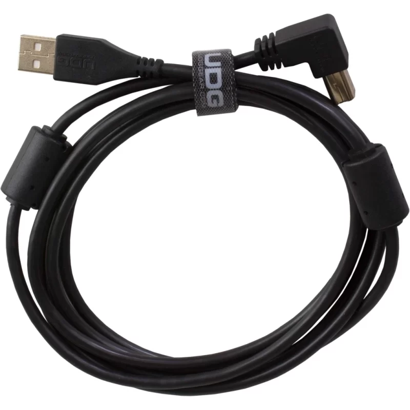 Cavo USB UDG U95004BL - Ultimate Audio Cable USB 2.0 A-B Black Angled 1m