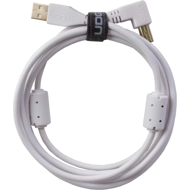 Cavo USB UDG U95004WH - Ultimate Audio Cable USB 2.0 A-B White Angled 1m