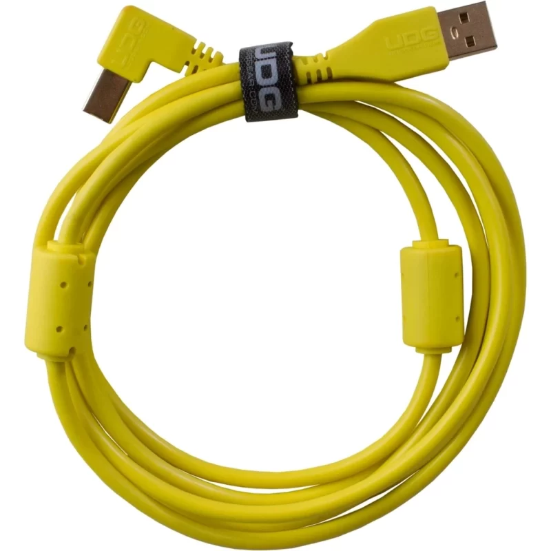 Cavo USB UDG U95005YL - Ultimate Audio Cable USB 2.0 A-B Yellow Angled 2m