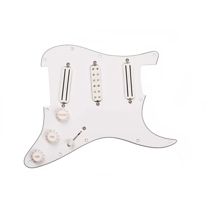 Pickguard Seymour Duncan Pickgrd Assy, Dave Murray, White