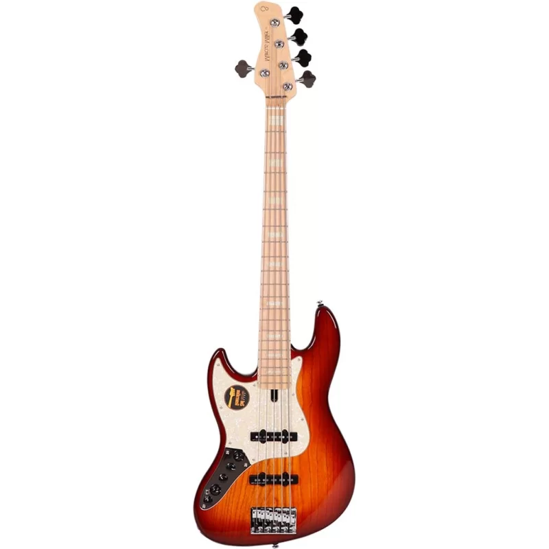 Basso per Mancini Sire Marcus Miller V7 Swamp Ash-5 Lefthand (2nd Gen) TS Tobacco Sunburst