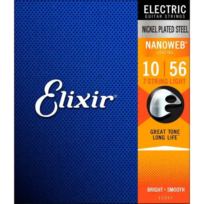 Set Corde per chitarra elettrica ELIXIR 12057 Electric Nickel Plated Steel NANOWEB