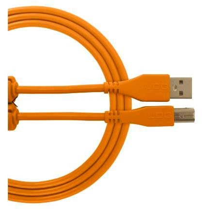 Cavo USB UDG U96001OR - Ultimate Audio Cable USB 2.0 C-B Orange Straight 1,5m