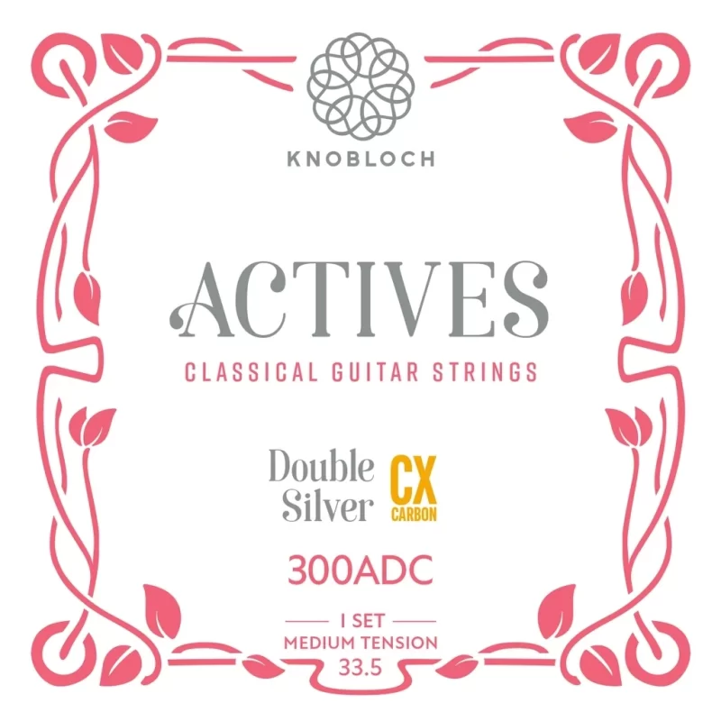 Set Corde per chitarra classica Knobloch Strings Actives DS CX Medium 300ADC