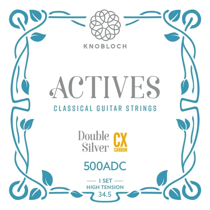 Set Corde per chitarra classica Knobloch Strings Actives DS CX High 500ADC
