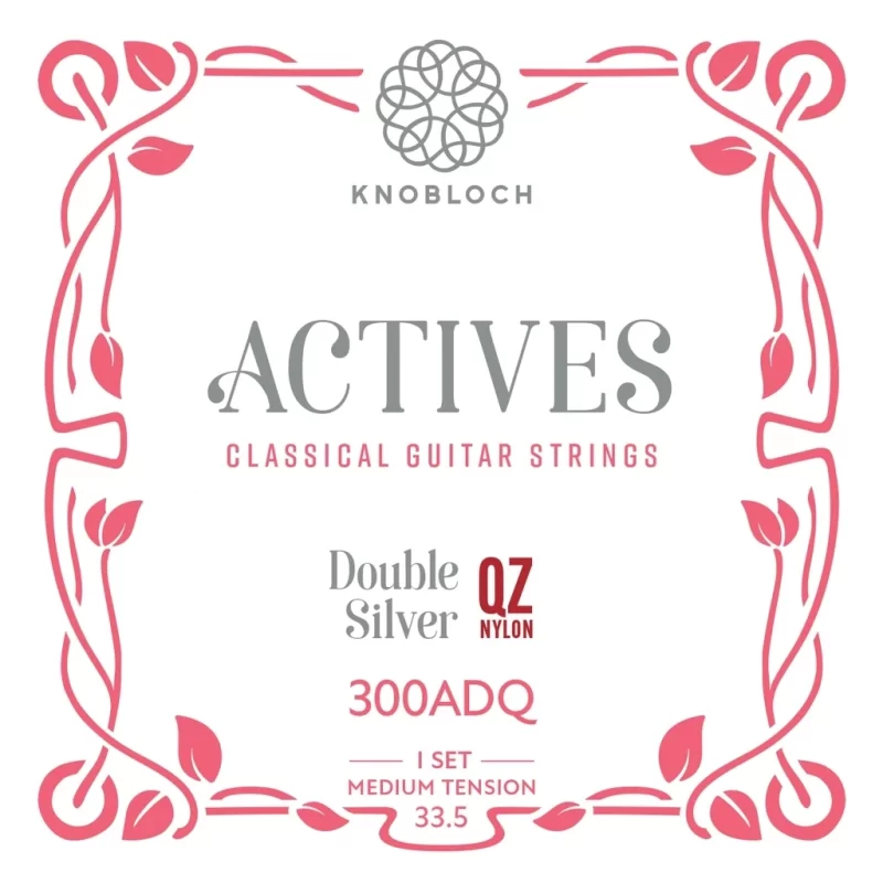 Set Corde per chitarra classica Knobloch Strings Actives DS QZ Medium 300ADQ