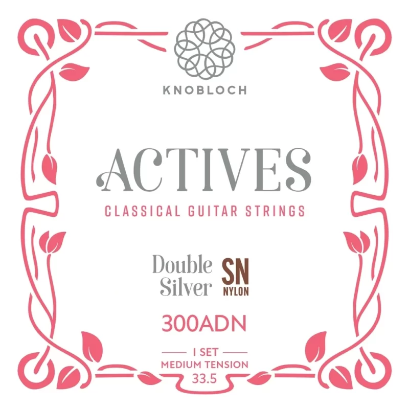 Set Corde per chitarra classica Knobloch Strings Actives DS SN Medium 300ADN