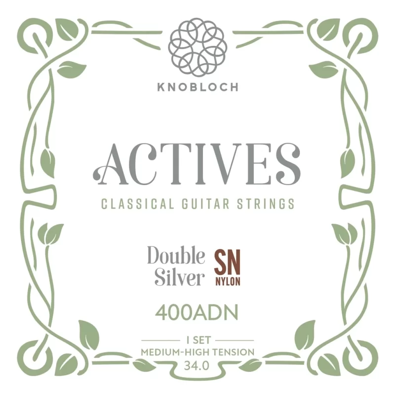 Set Corde per chitarra classica Knobloch Strings Actives DS SN Medium-high 400ADN